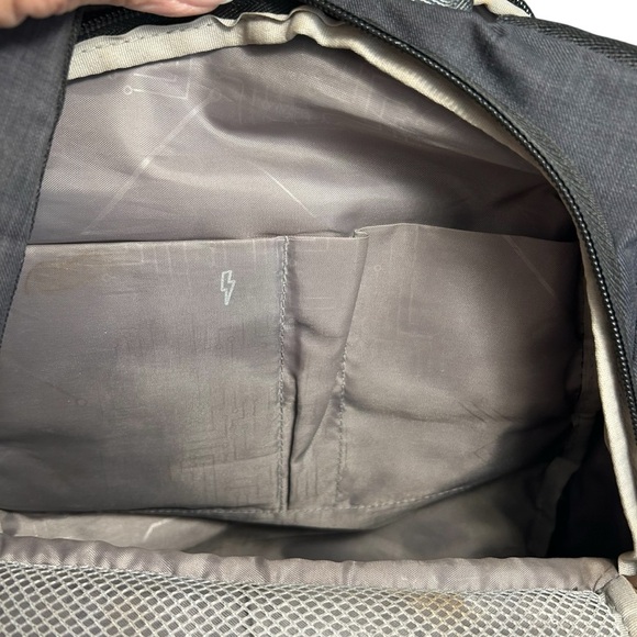 Swiss Digital Micro Business Backpack With Laptop Pocket Gray - Picture 10 of 14